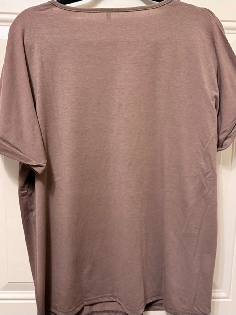 Everyday Short Sleeve Crew in Dusty Mauve
